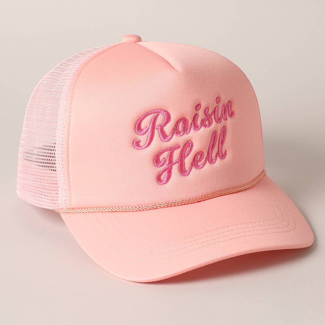 Raisin Hell Trucker Hat