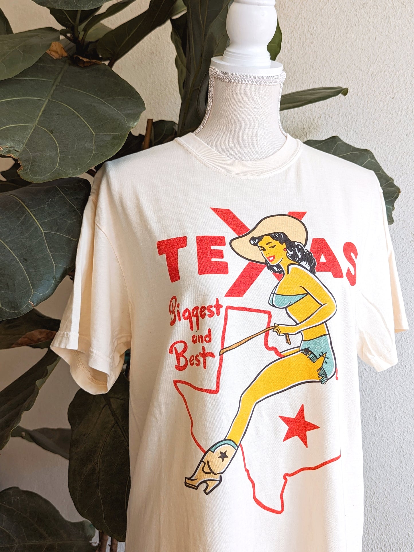 Texas Cowgirl Retro Tee