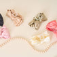 Satin Bow Claw Clip- Blush