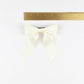 Delora Matte Satin Bow Barrette: Soft Pink