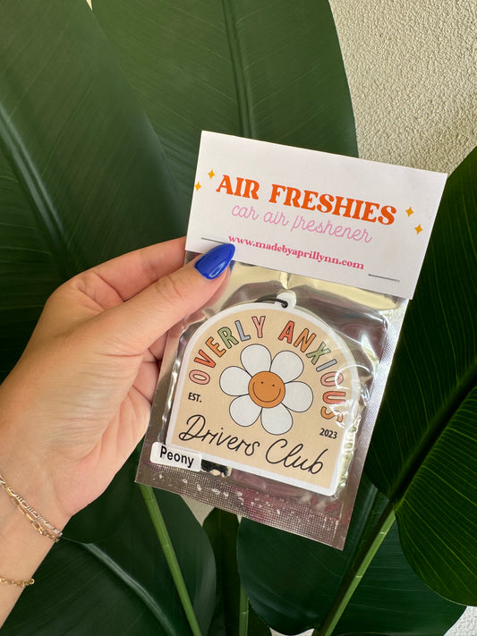 Overly Anxious Drivers Club Air Freshener