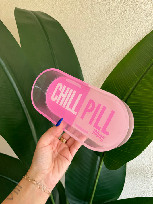 Pink Chill Pill Trinket Tray