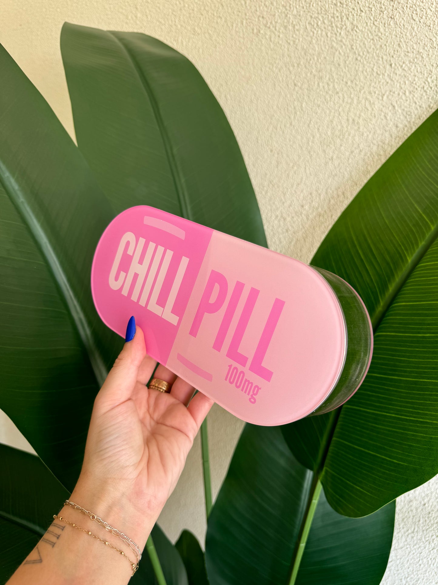 Pink Chill Pill Trinket Tray