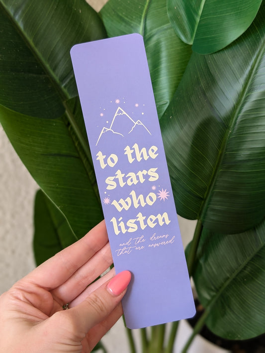 To The Stars Who Listen Paper Bookmark