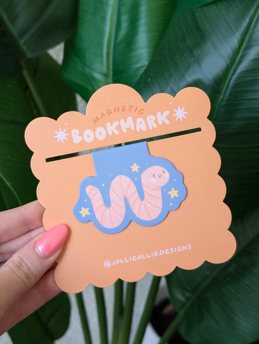 Bookworm Magnetic Bookmark