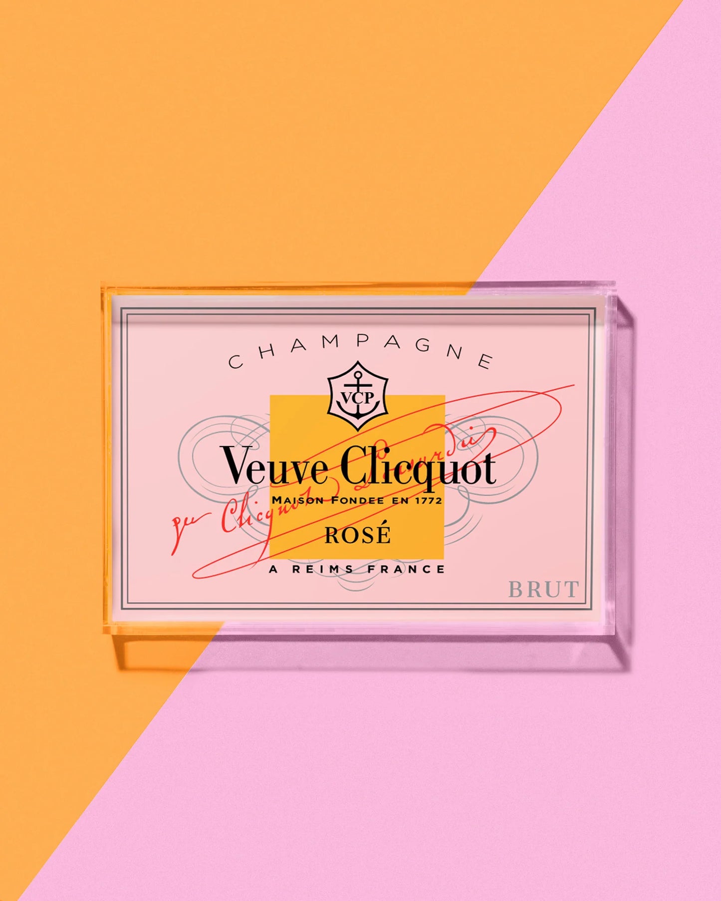 Rose Champagne Small Tray