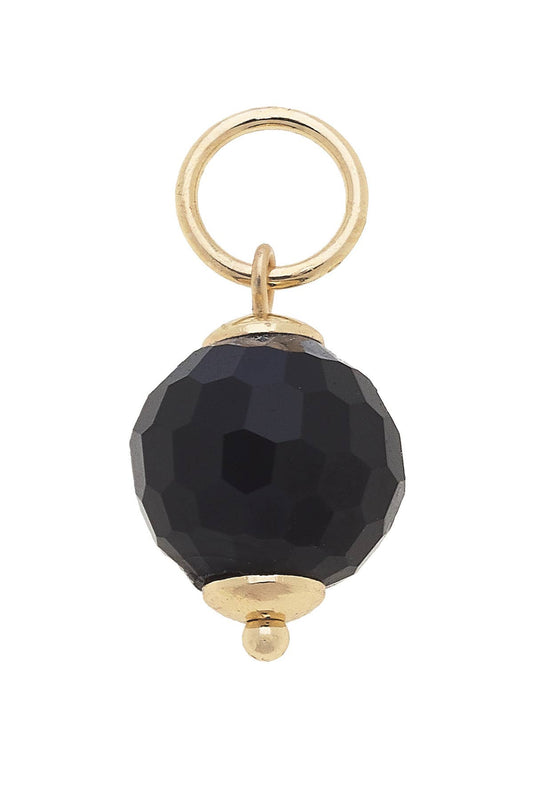 Resin Bead Charm: Black