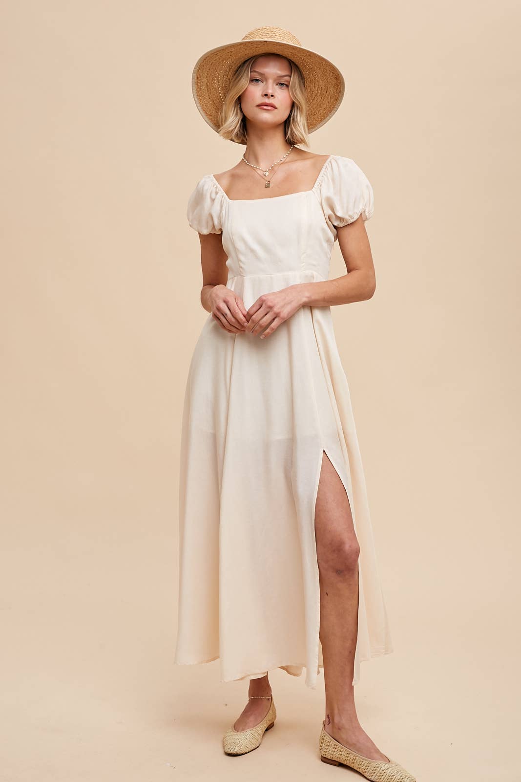 Linen Maxi Dress