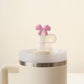 Straw Topper Set - Pink