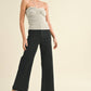 Straight Wide Leg Pants