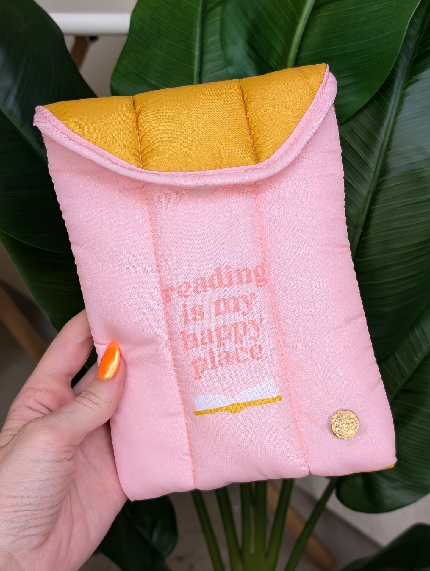 Kindle Sleeve-Reading Is My Happy Place