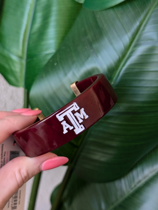 Texas A&M Aggies Cuff Bracelet