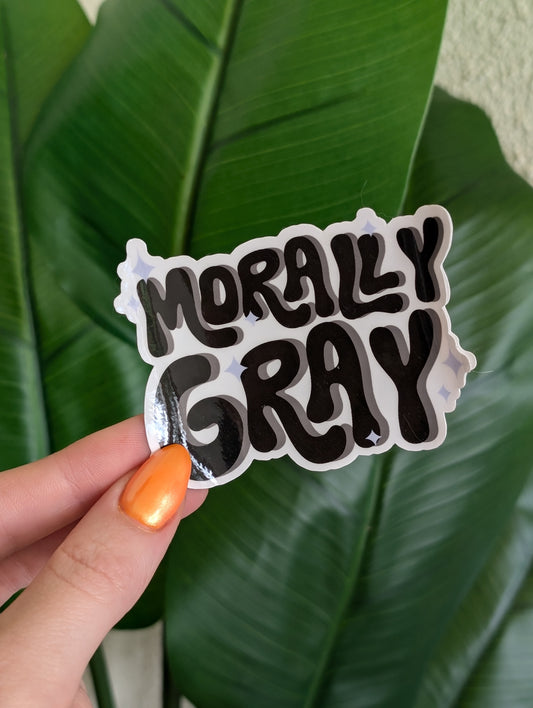 Morally Gray Kindle Sticker