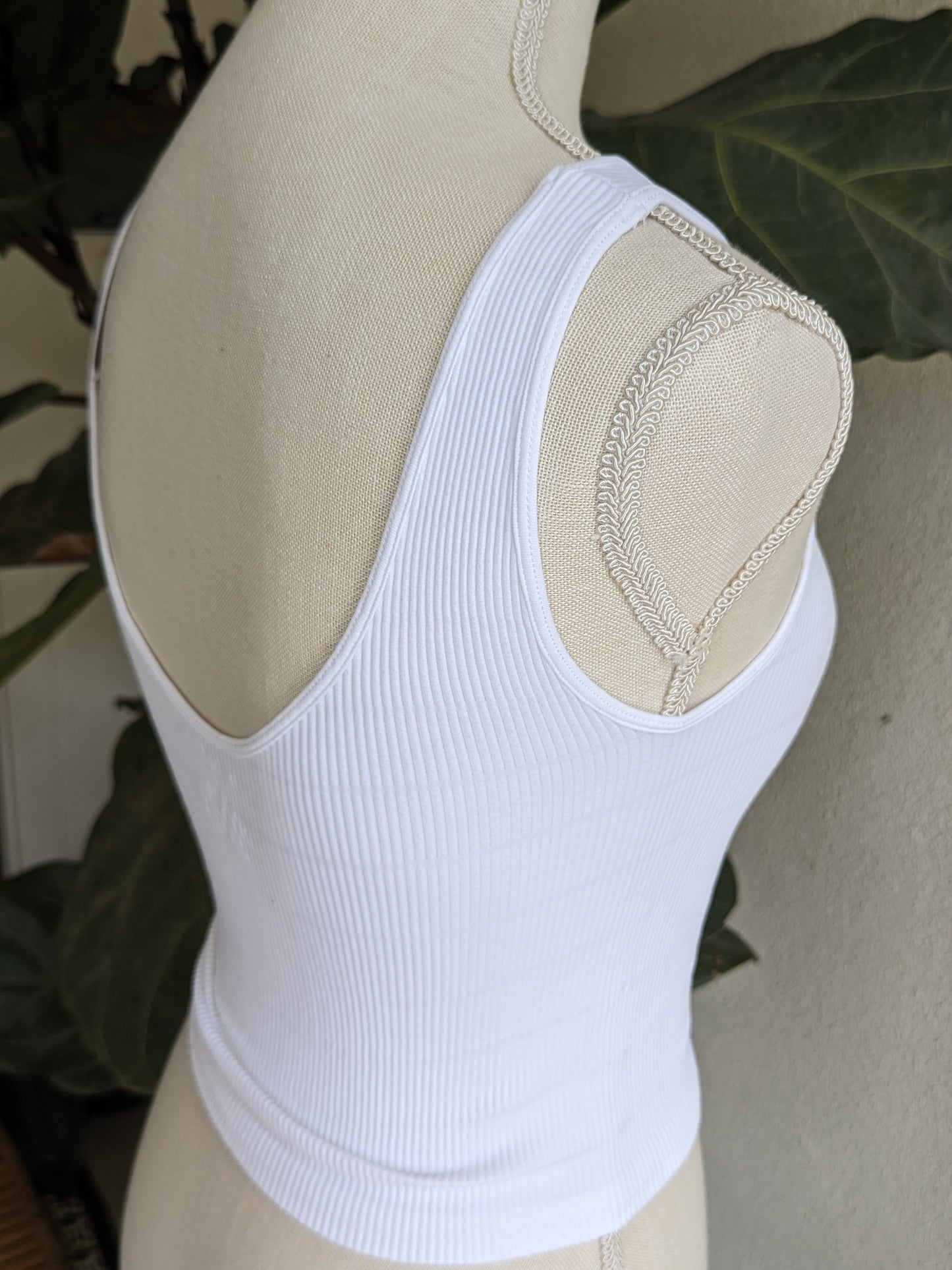 Seamless Tank - White