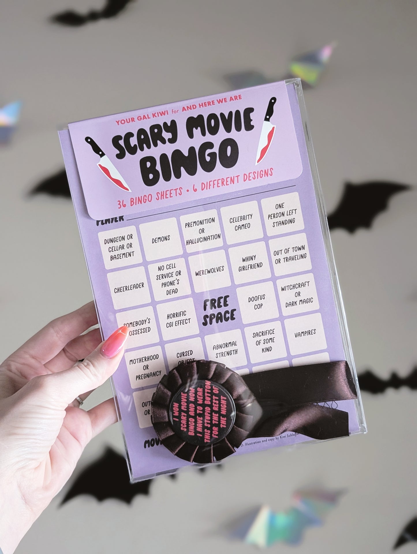 Movie Night Bingo - Scary Movie