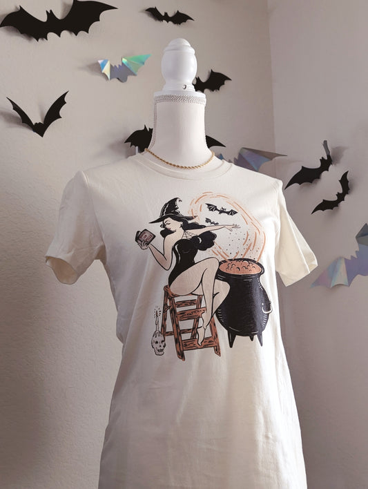 Book of Spells Halloween Tee