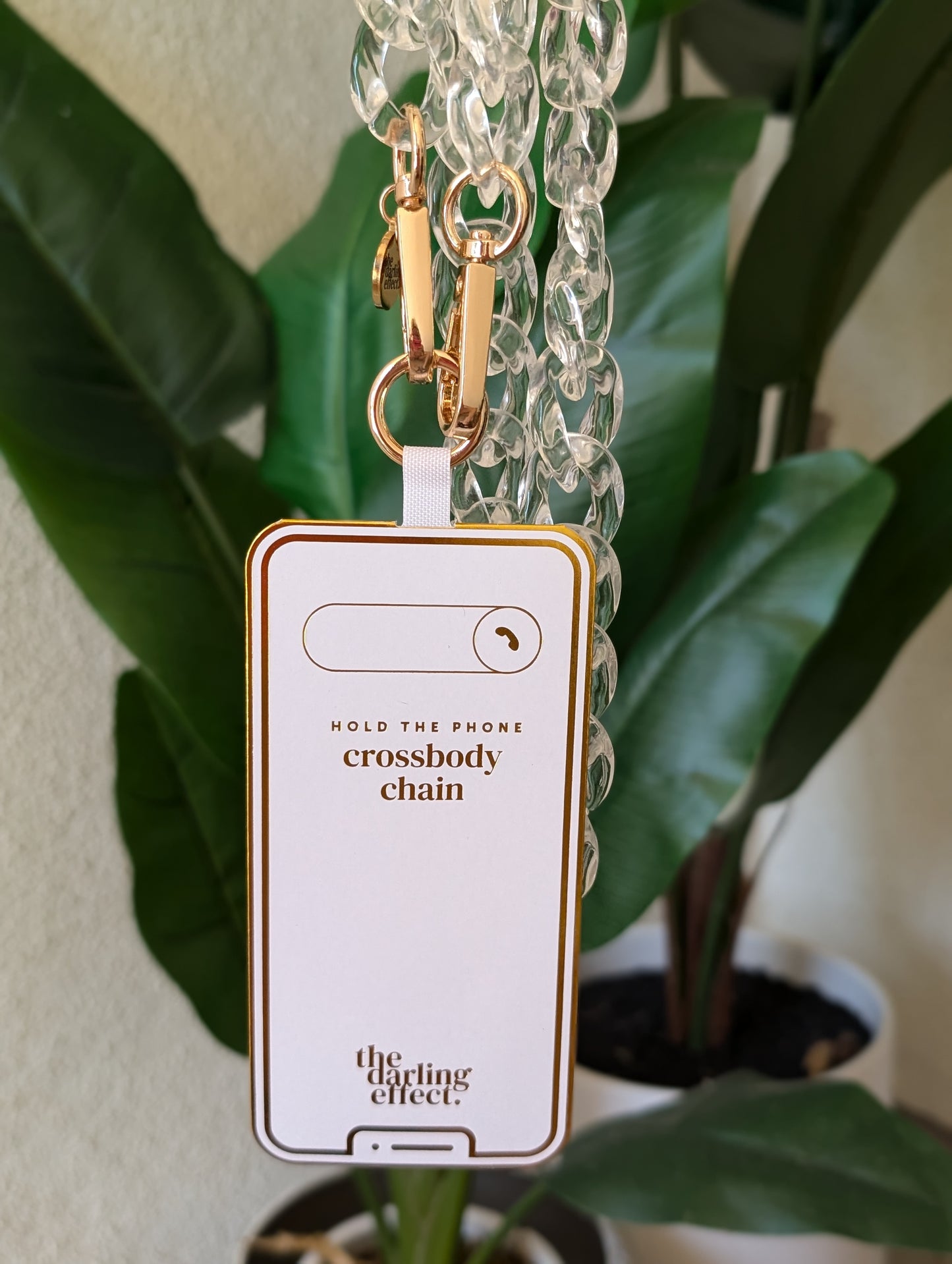 Clear Phone Crossbody Chain