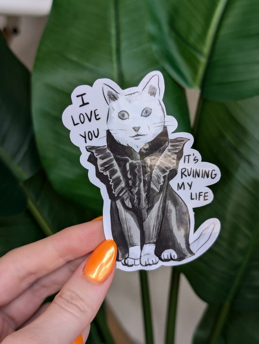 Fortnight Cat Vinyl Sticker