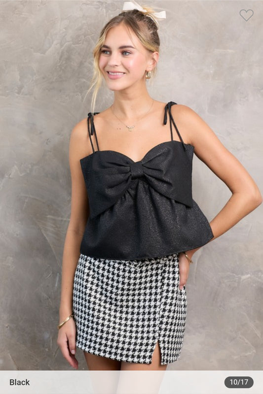 Bow Top Black