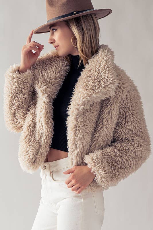 Forever 21 faux fur hot sale hoodie